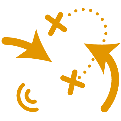 Illustration of a brain being influenced by outside forces