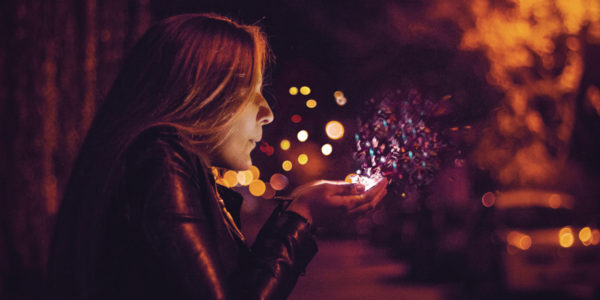 Illustration representing magic and illusion