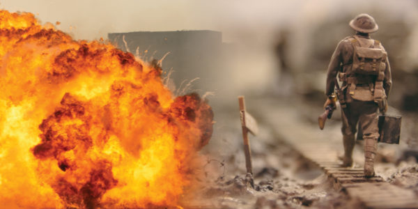 Illustration representing difficult photojournalism