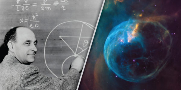 Illustration representing physics and perspective
